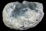 Blue Celestine (Celestite) Crystal Geode - Large Crystals #70829-1